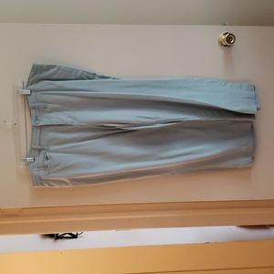 Seafoam green wide leg crops